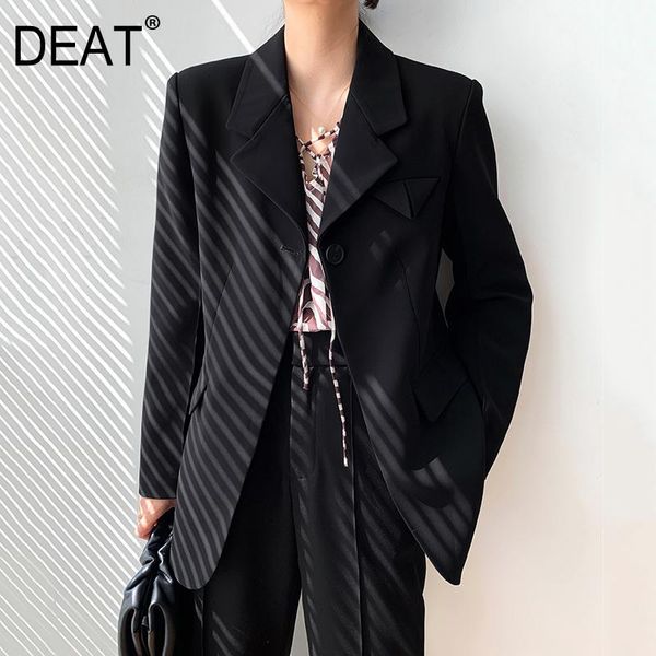 woman blazer coat notched collar long sleeve single button loose office lady style 2021 summer 15xf239 women's suits & blazers, White;black
woman blazer coat notched collar long sleeve single button loose office lady style 2021 summer 15xf239 women's suits & blazers, White;black