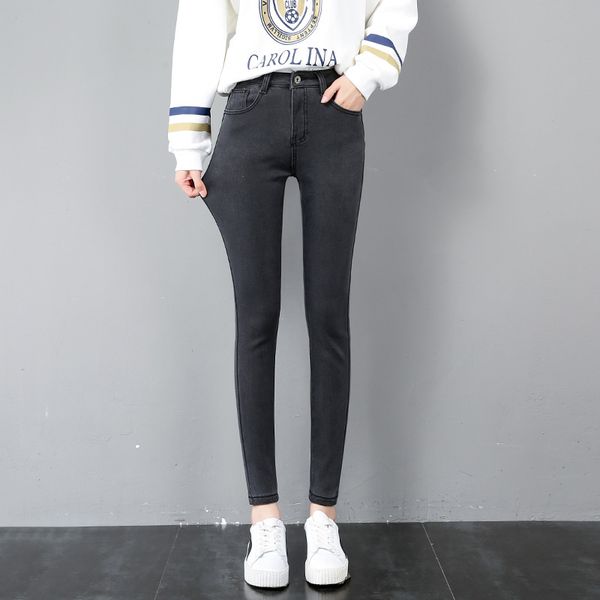 2011Black Blue Gray High Waist Velvet Thick Jeans Winter Skinny Stretch Women Warm Plus Velvet Mom Jeans Denim Trousers Plus Size 40, Black
2011Black Blue Gray High Waist Velvet Thick Jeans Winter Skinny Stretch Women Warm Plus Velvet Mom Jeans Denim Trousers Plus Size 40, Black