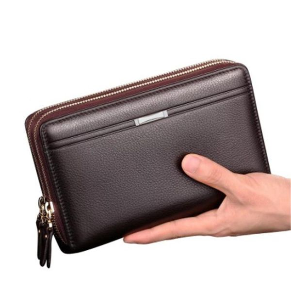 male bag handbag horse leather business clutch bags casual large capacity for wallet luxury goods classic wallets, Red;black
male bag handbag horse leather business clutch bags casual large capacity for wallet luxury goods classic wallets, Red;black