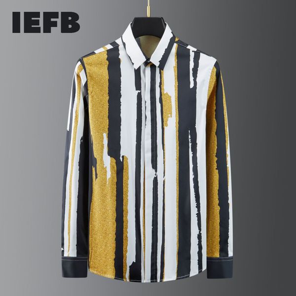 iefb style cotton digital color printing men's spring long sleeve shirt men single breast blouse 9y5620 210524, White;black
iefb style cotton digital color printing men's spring long sleeve shirt men single breast blouse 9y5620 210524, White;black