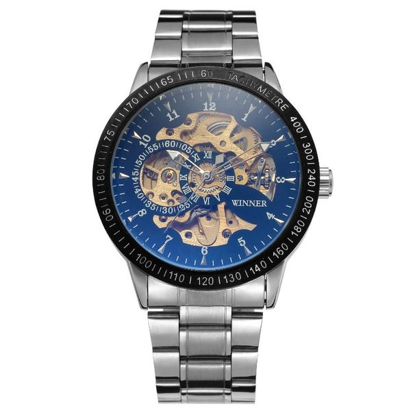 wristwatches famous winner watch luxury vintage steel stainless black dial silver men mechanical skeleton military automatic wristwatch, Slivery;brown
wristwatches famous winner watch luxury vintage steel stainless black dial silver men mechanical skeleton military automatic wristwatch, Slivery;brown