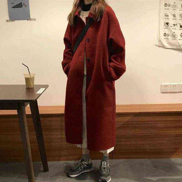 autumn and winter large thickened medium long woolen coat female fat sister hepburn wind small man with cotton wool, Black
autumn and winter large thickened medium long woolen coat female fat sister hepburn wind small man with cotton wool, Black