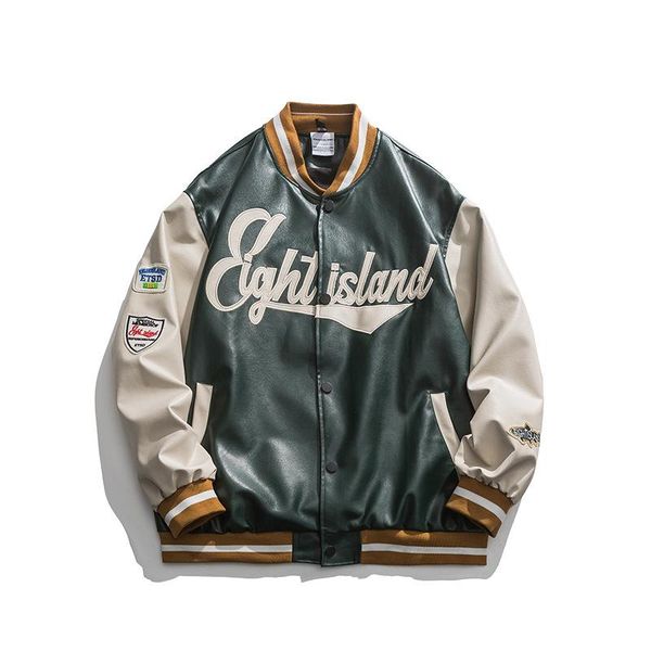 men's jackets 2021 autumn men embroidery varsity jacket hip-hop harajuku bomber korean fashion loose casual streetwear coats, Black;brown
men's jackets 2021 autumn men embroidery varsity jacket hip-hop harajuku bomber korean fashion loose casual streetwear coats, Black;brown