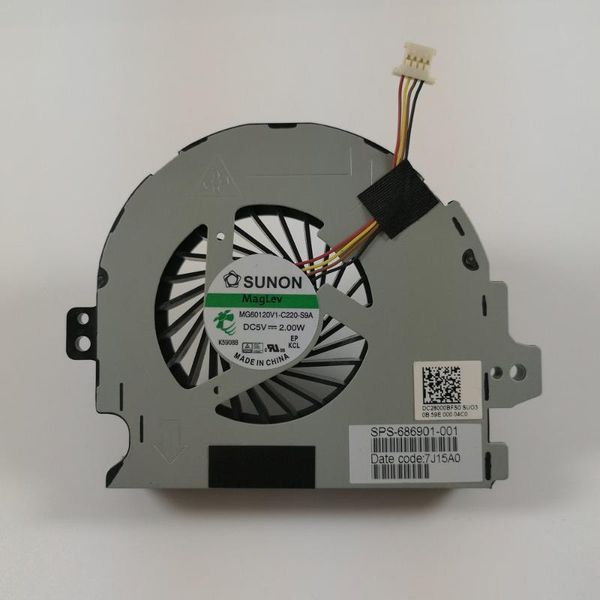 original for m6 m6t m6-1000 m6t-1000 tpn-p103 cooling fan mg60120v1-c220-s9a 687230-001 687231-001 686901-001 cooler lappads
original for m6 m6t m6-1000 m6t-1000 tpn-p103 cooling fan mg60120v1-c220-s9a 687230-001 687231-001 686901-001 cooler lappads