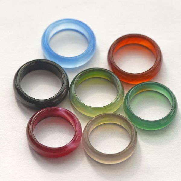 fashion jade ring jewelry gift glass band rings for women black white red green blue rose carnelian tail ring, Silver
fashion jade ring jewelry gift glass band rings for women black white red green blue rose carnelian tail ring, Silver