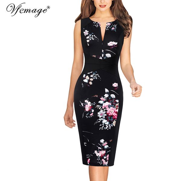 vfemage womens front zipper floral striped autumn winter slim wear to work business office party sheath bodycon pencil dress 671, Black;gray
vfemage womens front zipper floral striped autumn winter slim wear to work business office party sheath bodycon pencil dress 671, Black;gray