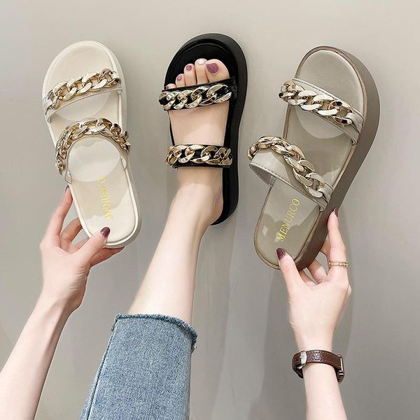 slippers casual summer women's shoes med platform slides pantofle shale female beach luxury 2021 sabot flat fashion rubber pu, Black
slippers casual summer women's shoes med platform slides pantofle shale female beach luxury 2021 sabot flat fashion rubber pu, Black