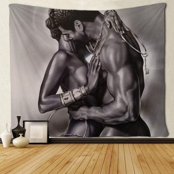 tapestries african american couple make love black art hippie wall hanging 
tapestries african american couple make love black art hippie wall hanging