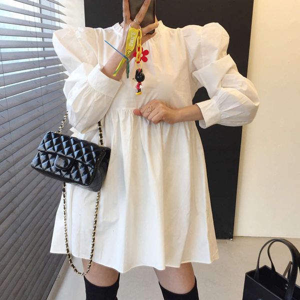 casual dresses dress women clothesminimalist style round neck with ear edge loose and big swing bubble sleeve doll crg5, Black;gray
casual dresses dress women clothesminimalist style round neck with ear edge loose and big swing bubble sleeve doll crg5, Black;gray