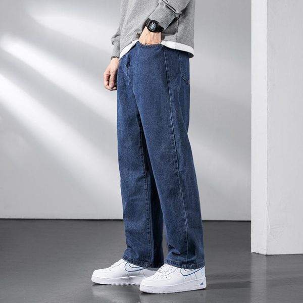 men's jeans trendy hip-hop wide-leg classic fashion loose straight casual all-match stretch denim trousers male brand pants, Blue
men's jeans trendy hip-hop wide-leg classic fashion loose straight casual all-match stretch denim trousers male brand pants, Blue