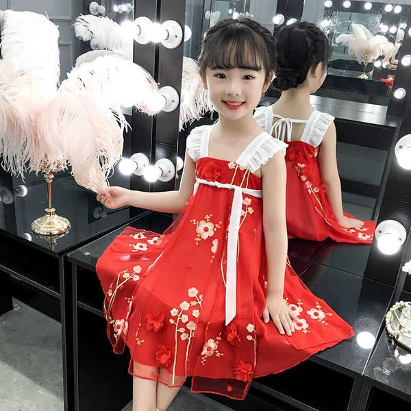 retro summer girls dress 2021 new children chinese style dresses girls elegant party dress 11 children's clothing girls clothes, Red;yellow
retro summer girls dress 2021 new children chinese style dresses girls elegant party dress 11 children's clothing girls clothes, Red;yellow