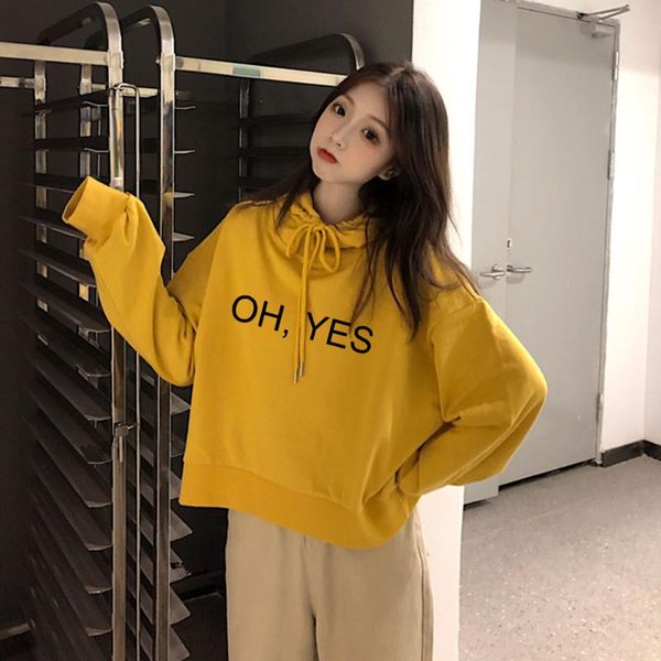 women's hoodies & sweatshirts crop moletom autumn thin cotton girl long sleeve short spring outfits fashion sweatshirt womens clothes, Black
women's hoodies & sweatshirts crop moletom autumn thin cotton girl long sleeve short spring outfits fashion sweatshirt womens clothes, Black