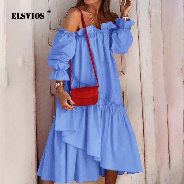 casual dresses autumn women simple solid color loose long dress elegant irregular slash neck off-shoulder sleeves, Black;gray
casual dresses autumn women simple solid color loose long dress elegant irregular slash neck off-shoulder sleeves, Black;gray