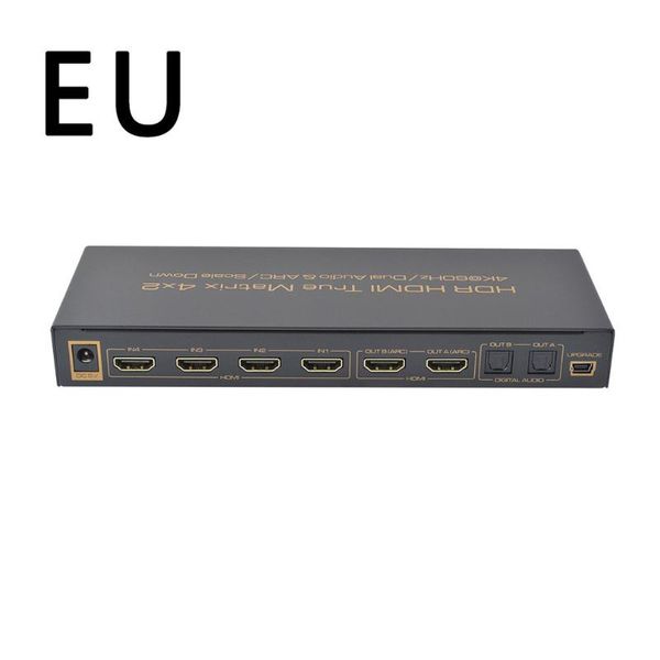 jh-hdmx0014m1 version 2.0 4x2 matrix 4k60hz -compatible true suitable for home cinema villa shopping mall audio cables & connectors
jh-hdmx0014m1 version 2.0 4x2 matrix 4k60hz -compatible true suitable for home cinema villa shopping mall audio cables & connectors