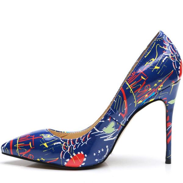 dress shoes fashion woman 2021 high heels stilettos bule graffiti colorful women pumps party zapatos mujer, Black
dress shoes fashion woman 2021 high heels stilettos bule graffiti colorful women pumps party zapatos mujer, Black