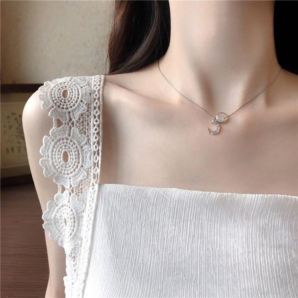 chains 2021 vintage fashion women moon charm contracted necklace jewelry pendant, Silver
chains 2021 vintage fashion women moon charm contracted necklace jewelry pendant, Silver