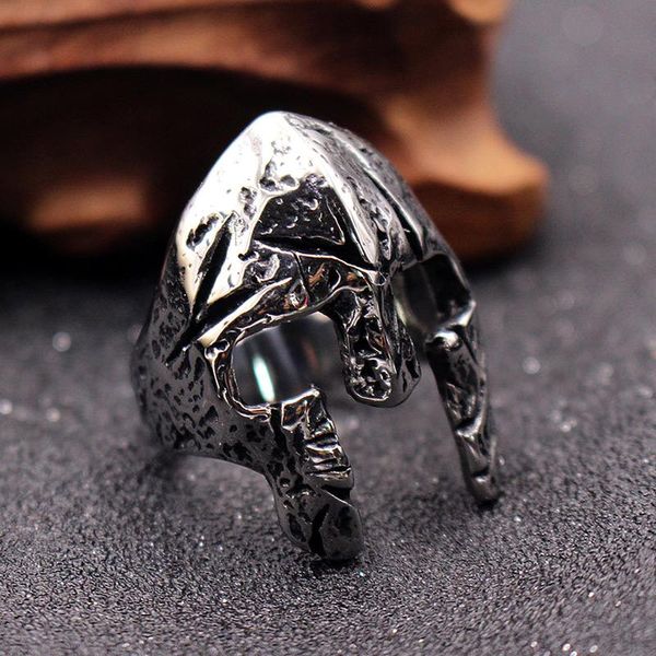 cluster rings retro spartan mask helmet men's stainless steel viking ring fashion punk hip hop nordic amulet jewelry gift, Golden;silver
cluster rings retro spartan mask helmet men's stainless steel viking ring fashion punk hip hop nordic amulet jewelry gift, Golden;silver