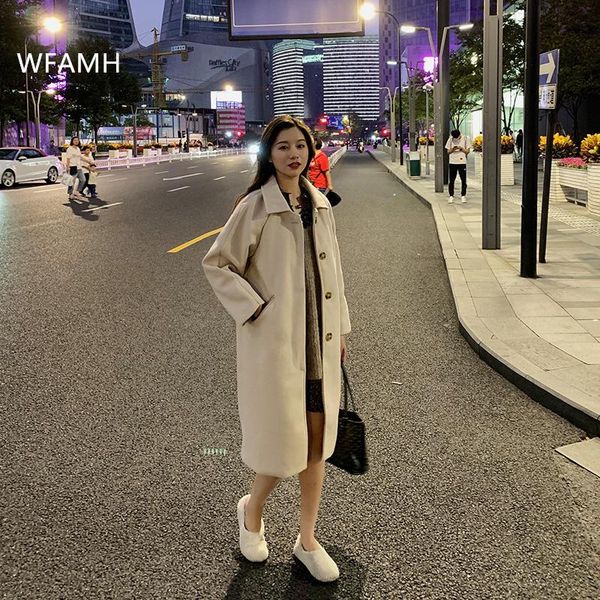 women's wool & blends 2021 autumn and winter korean version of the long slim section was thin woolen jacket casual thick fashion women, Black
women's wool & blends 2021 autumn and winter korean version of the long slim section was thin woolen jacket casual thick fashion women, Black