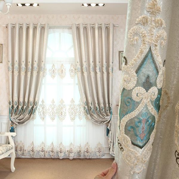 curtain & drapes european-style luxury embroidered curtains for living dining room bedroom ceiling windows upscale atmosphere fabrics
curtain & drapes european-style luxury embroidered curtains for living dining room bedroom ceiling windows upscale atmosphere fabrics