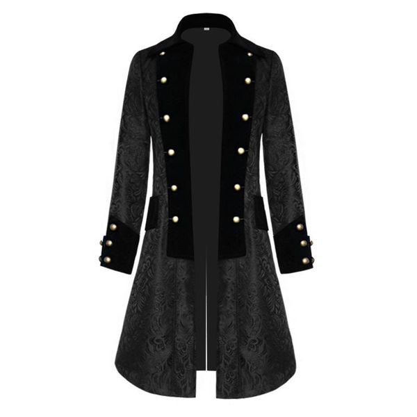 men's trench coats mens steampunk vintage tailcoat jacket gothic victorian frock coat uniform halloween costume men jacquard velvet tux, Tan;black
men's trench coats mens steampunk vintage tailcoat jacket gothic victorian frock coat uniform halloween costume men jacquard velvet tux, Tan;black
