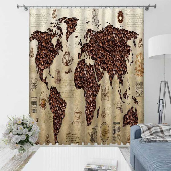 morden brown map curtains 3d window for living room bedroom drapes cortina customized size decoration curtain &
morden brown map curtains 3d window for living room bedroom drapes cortina customized size decoration curtain &