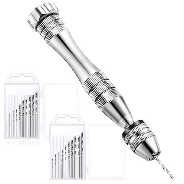 pin vise, hand drill set with 20pcs bits (0.8-m), precision tools for wood, jewelry keychain, pendant professional
pin vise, hand drill set with 20pcs bits (0.8-m), precision tools for wood, jewelry keychain, pendant professional