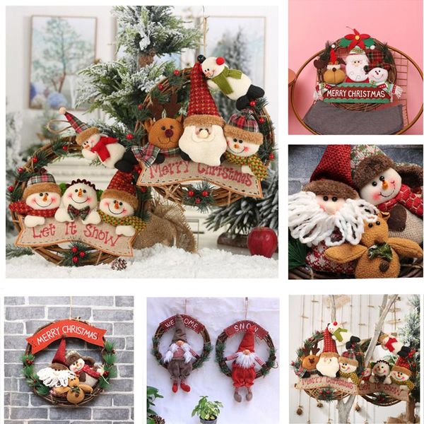 decorative flowers & wreaths 1pcs christmas wreath vine ring pendant xmas party wall window hanging garland outside decor home
decorative flowers & wreaths 1pcs christmas wreath vine ring pendant xmas party wall window hanging garland outside decor home