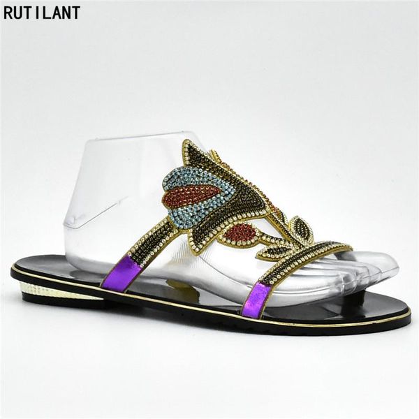 italy design slip on women summer shoes style slippers sandal african rhinestone low heels dress, Black
italy design slip on women summer shoes style slippers sandal african rhinestone low heels dress, Black