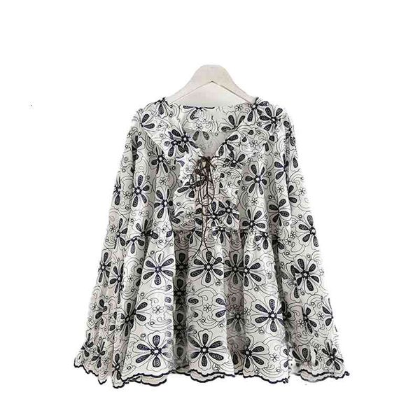 women's blouses & shirts lamtrip unique suowers surface embroidery lace up sash v-neck forest design waved ee cotton kawaii ruffle, White
women's blouses & shirts lamtrip unique suowers surface embroidery lace up sash v-neck forest design waved ee cotton kawaii ruffle, White
