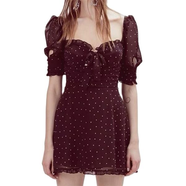 women dress elegant simple chiffon bodycon femme birthday wear lovely puff sleeve high waist trendy summer holiday sundress 210520, Black;gray
women dress elegant simple chiffon bodycon femme birthday wear lovely puff sleeve high waist trendy summer holiday sundress 210520, Black;gray