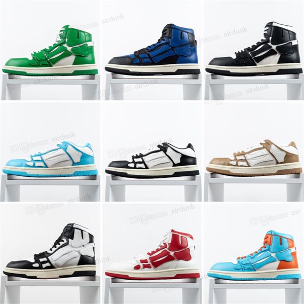 skel-hi shoes sneakers luxury designer men spring leather bones applique upper eva footbed low-high- quality sport shoe fashionable, Black
skel-hi shoes sneakers luxury designer men spring leather bones applique upper eva footbed low-high- quality sport shoe fashionable, Black
