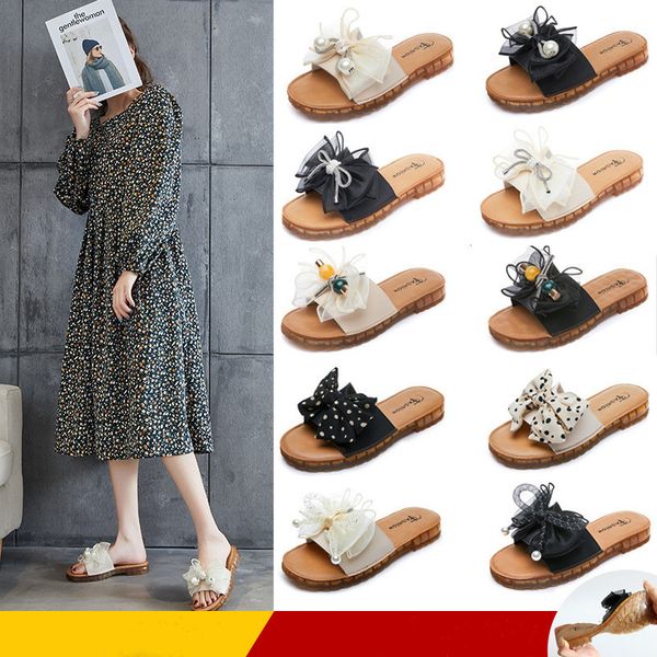 pearl bow sandal leather slippers jelly soft-soled comfort slipper antislip outdoor wear sandals 2021 designer summer student shoes wmq1159, Blue
pearl bow sandal leather slippers jelly soft-soled comfort slipper antislip outdoor wear sandals 2021 designer summer student shoes wmq1159, Blue