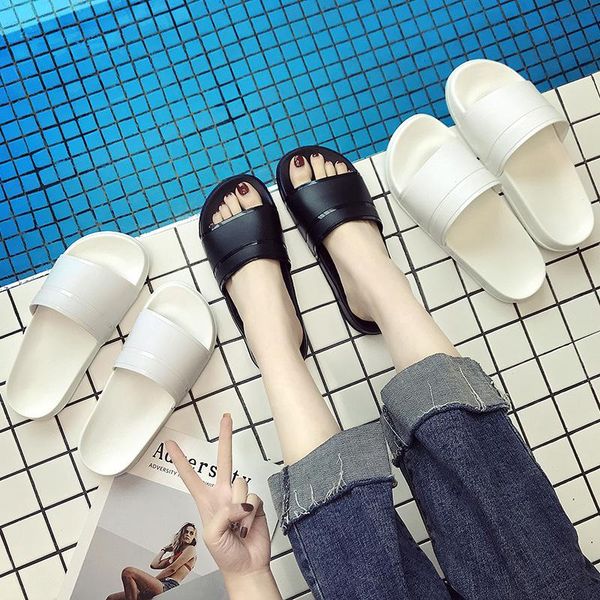men/women summer home slippers couples non-slip soft bottom outdoor indoor sandals ladies bathroom flip flops female house shoes, Black
men/women summer home slippers couples non-slip soft bottom outdoor indoor sandals ladies bathroom flip flops female house shoes, Black