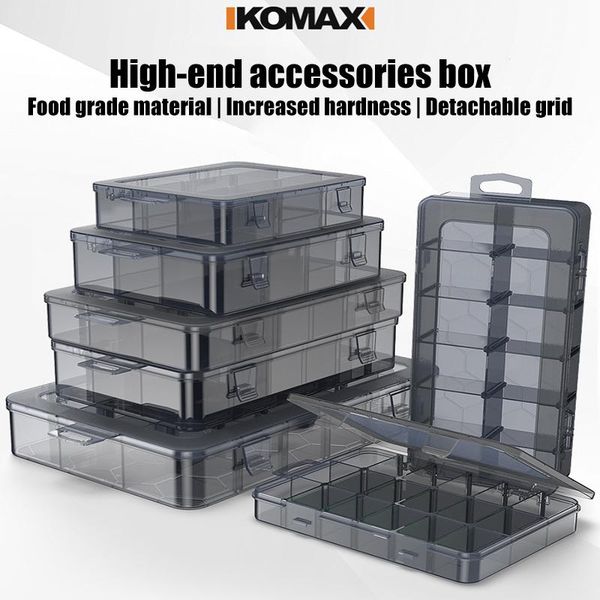 multi-compartment box transparent screw storage electronic component compartment small accessory tool organizers
multi-compartment box transparent screw storage electronic component compartment small accessory tool organizers