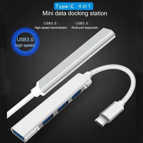 hubs 4 in 1 type-c usb3.0 hub 5gbps high speed docking station charging port multi splitter adapter otg for pc computer accessories
hubs 4 in 1 type-c usb3.0 hub 5gbps high speed docking station charging port multi splitter adapter otg for pc computer accessories