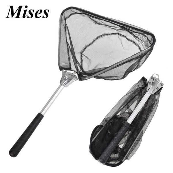fishing accessories mises aluminum alloy single-section triangular folding mini landing net 50cm fine mesh hand portable gear
fishing accessories mises aluminum alloy single-section triangular folding mini landing net 50cm fine mesh hand portable gear
