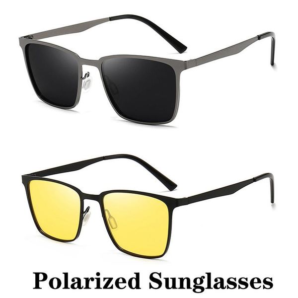 sunglasses fashion men polarized uv400 protection comfortable durable rectangular frame safety driving night vision glasses, White;black
sunglasses fashion men polarized uv400 protection comfortable durable rectangular frame safety driving night vision glasses, White;black