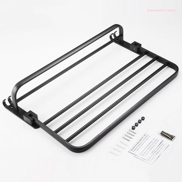 space aluminum black towel rack wall mounted folding holder storage shelf with hook bathroom accessories hx6d racks
space aluminum black towel rack wall mounted folding holder storage shelf with hook bathroom accessories hx6d racks