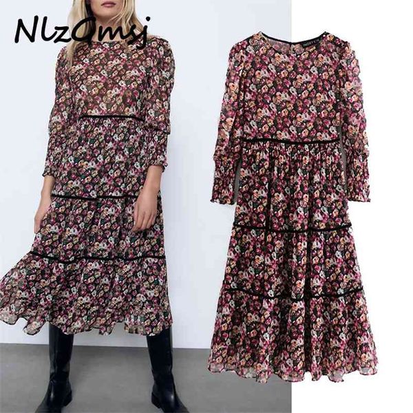dres chic fashion flower print midi vintage long sleeve o-neck female es veatidos mujer 210628, Black;gray
dres chic fashion flower print midi vintage long sleeve o-neck female es veatidos mujer 210628, Black;gray