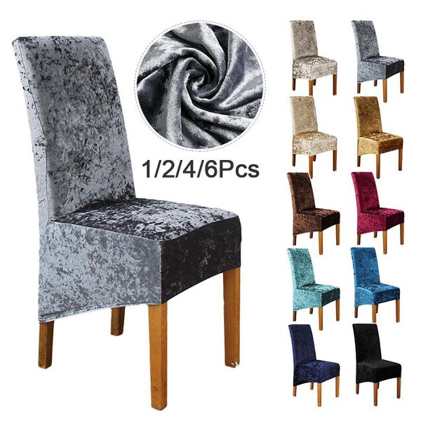 chair covers 1/2/4/6 shiny velvet cover big stretch high back long seat elastic plush for home banquet party el
chair covers 1/2/4/6 shiny velvet cover big stretch high back long seat elastic plush for home banquet party el
