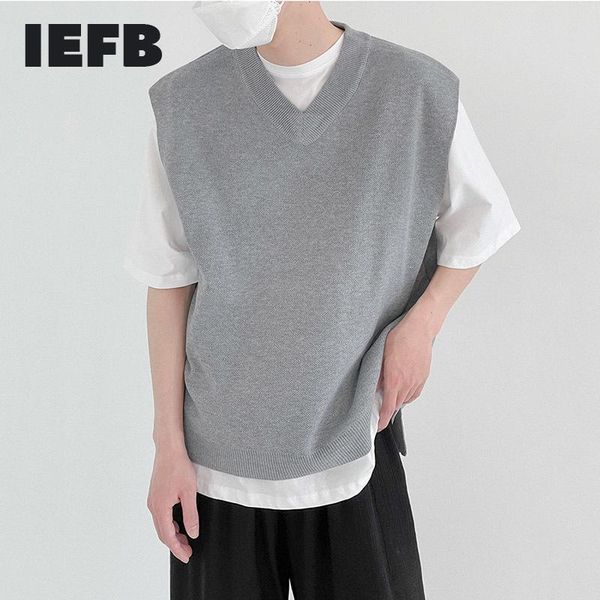 men's vests iefb thin knitted vest v-neck knitting waistcoat 2021 korean fashion handsome loose grey sleeveless split hem, Black;white
men's vests iefb thin knitted vest v-neck knitting waistcoat 2021 korean fashion handsome loose grey sleeveless split hem, Black;white