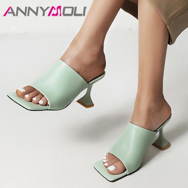 sandals annymoli slippers shoes women super high heel strange style slides square toe ladies footwear summer green size 34-46, Black
sandals annymoli slippers shoes women super high heel strange style slides square toe ladies footwear summer green size 34-46, Black