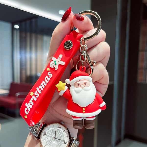 cartoon cute santa claus key chain soft rubber doll car key ring chain bag small pendant gift, Slivery;golden
cartoon cute santa claus key chain soft rubber doll car key ring chain bag small pendant gift, Slivery;golden