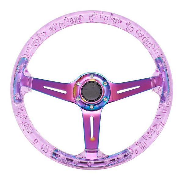 34cm round transparent abs racing steering wheel with deep dish alloy spokes many colors for choice
34cm round transparent abs racing steering wheel with deep dish alloy spokes many colors for choice
