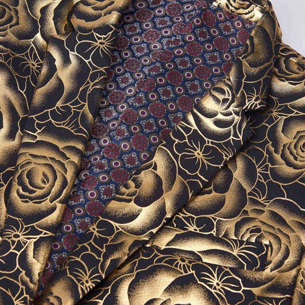 men's suits & blazers pijtrl brand male suit plus size 5xl golden floral sheen slim fit, wedding trousers, tuxedo, singing attire f0h7, White;black
men's suits & blazers pijtrl brand male suit plus size 5xl golden floral sheen slim fit, wedding trousers, tuxedo, singing attire f0h7, White;black