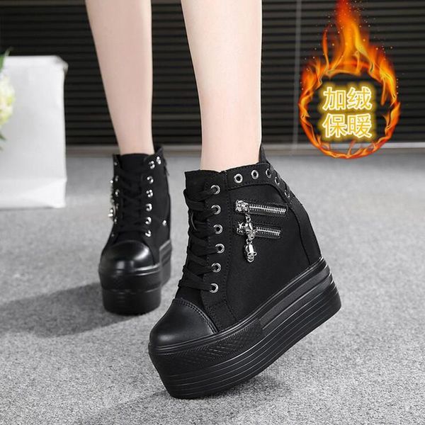 hidden heels platform sneakers women breathable air wedge sock shoes woman casual ladies boots zapatos mujer w5 dress, Black
hidden heels platform sneakers women breathable air wedge sock shoes woman casual ladies boots zapatos mujer w5 dress, Black