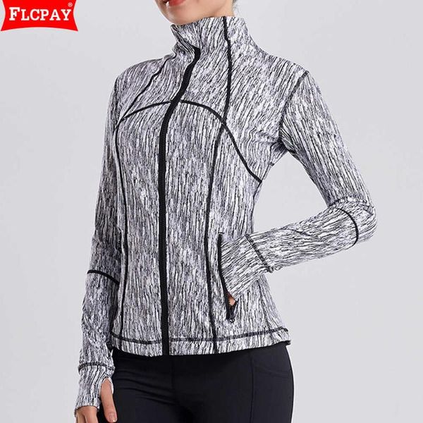 running jackets women's quick drying zipper fitness yoga belt finger cradle jacket long sleeve, Black;red
running jackets women's quick drying zipper fitness yoga belt finger cradle jacket long sleeve, Black;red