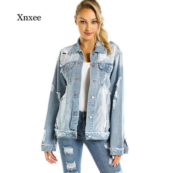 women's jackets women large plus size denim jacket female hole loose wide-waisted leisure femmel streetwear, Black;brown
women's jackets women large plus size denim jacket female hole loose wide-waisted leisure femmel streetwear, Black;brown