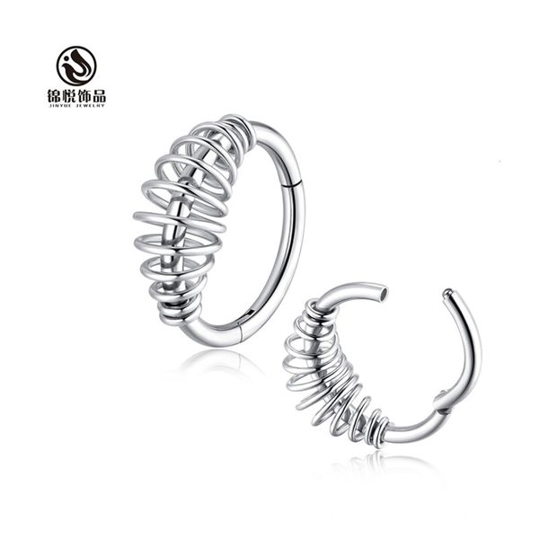 jinyue jewelry stainless steel nose ring puncture nail simple multi-layer interlocking cartilage
jinyue jewelry stainless steel nose ring puncture nail simple multi-layer interlocking cartilage
