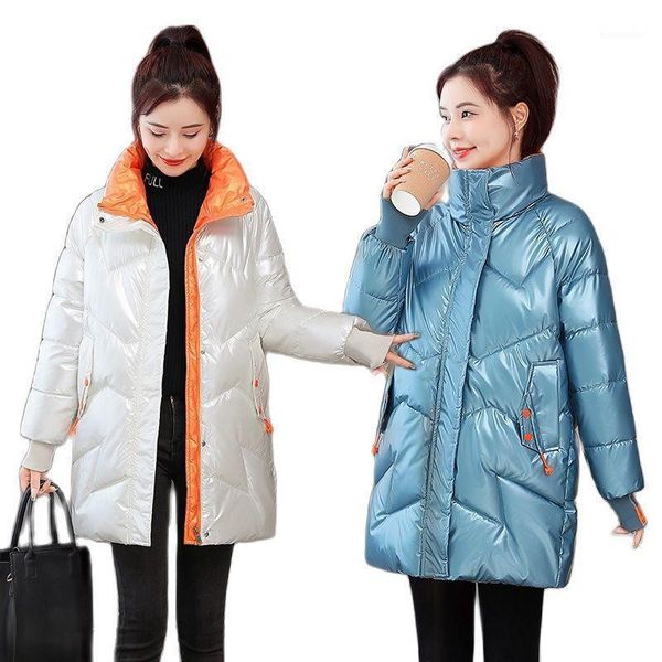 women's down & parkas autumn winter jacket bright color waterproof women coat cotton-padded puffer jackets female warm casual overcoat, Black
women's down & parkas autumn winter jacket bright color waterproof women coat cotton-padded puffer jackets female warm casual overcoat, Black